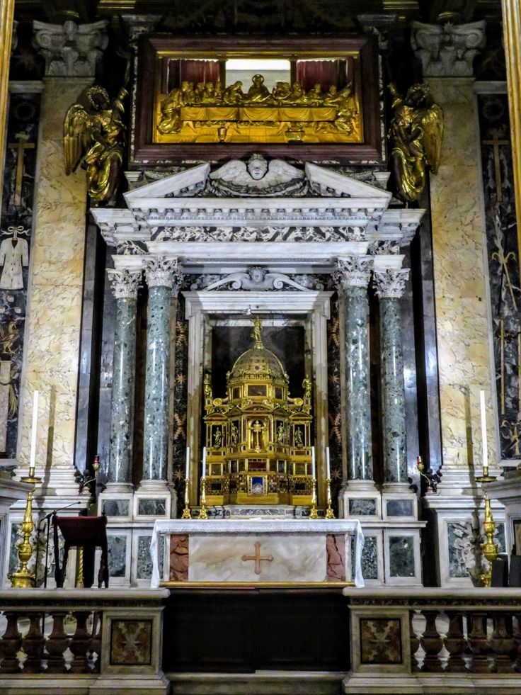 Altar of the Blessed Sacrament. San Giovanni in Laterano Rome