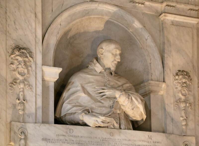 Bust of Cardinal Giovanni Garzia Mellini by Alessandro Algardi, Santa Maria del Popolo, Rome