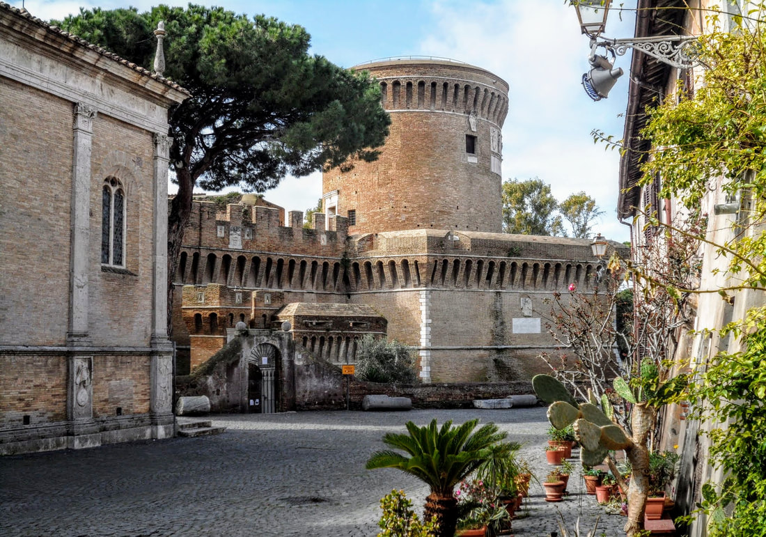 Castle of Pope Julius II, Ostia Antica, Rome