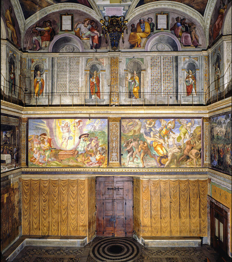 East Wall of the Sistine Chapel