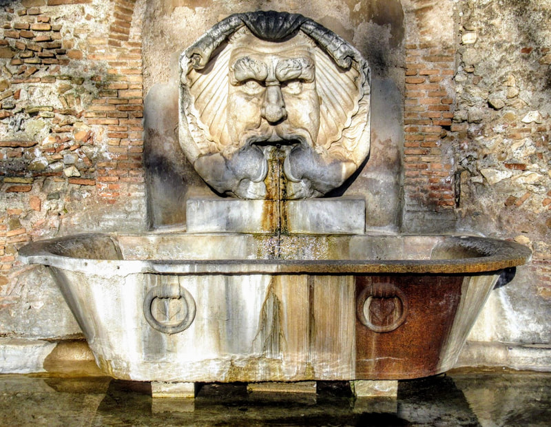 Fontana del Mascherone di Santa Sabina, Piazza Pietro d' Illiria, Rome