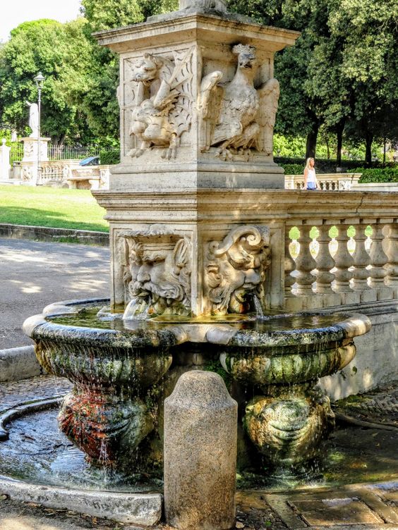 Fountain, Villa Borghese, Rome