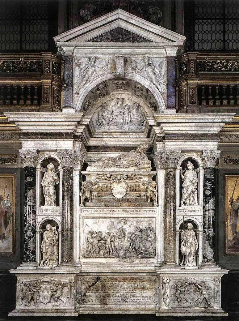 Funerary monument to Pope Adrian VI, Santa Maria dell' Anima, Rome