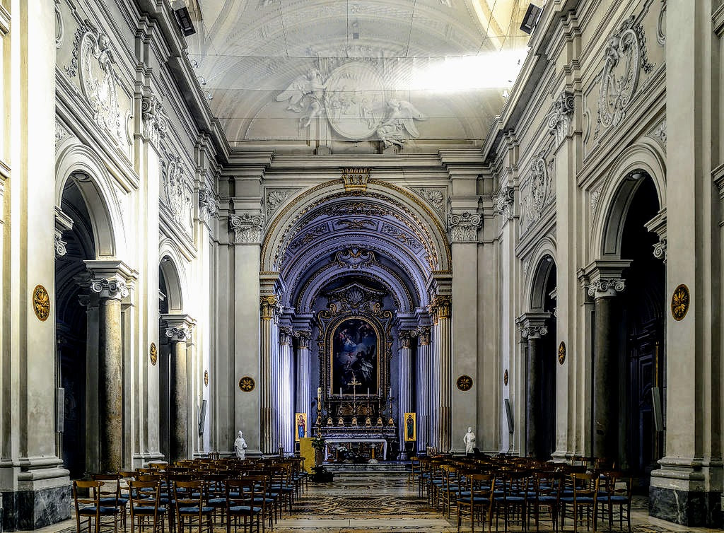 Interior, Church of San Gregorio Magno, Rome