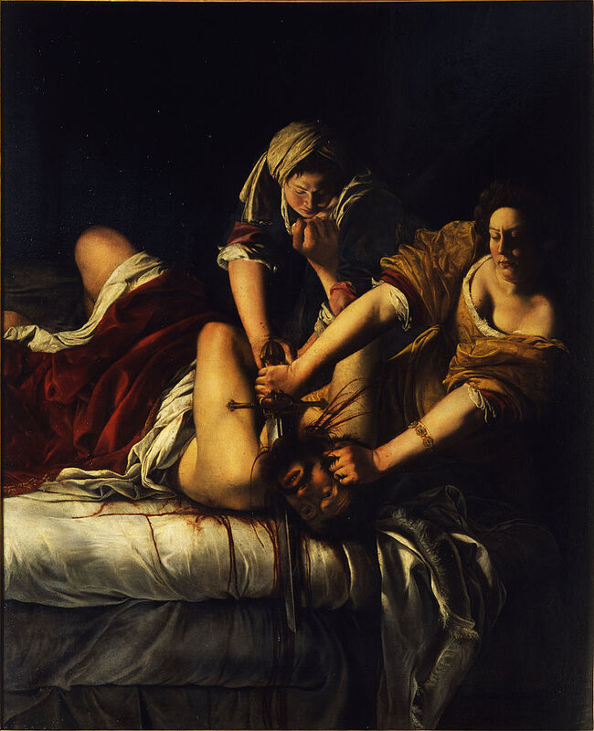 'Judith Beheading Holofernes' (1620-21) by Artemisia Gentileschi, Uffizi Gallery, Florence