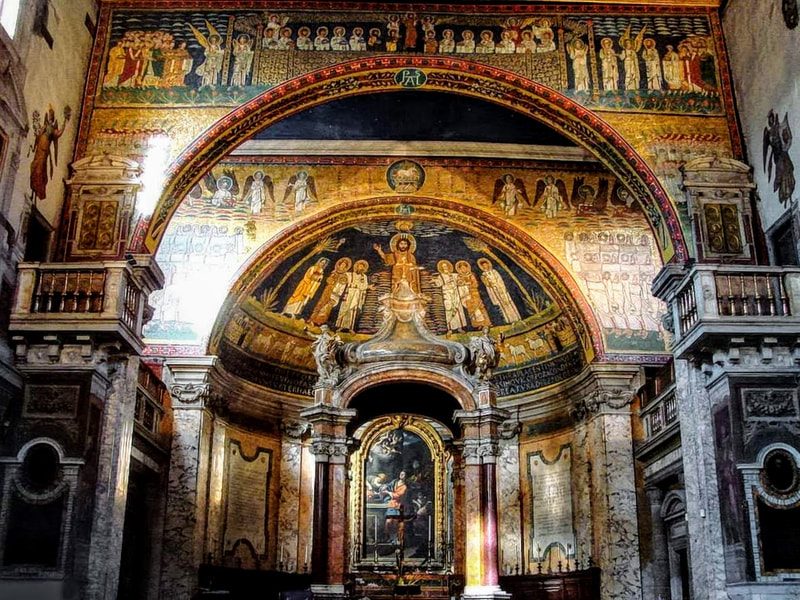 Mosaics, Santa Prassede, Rome