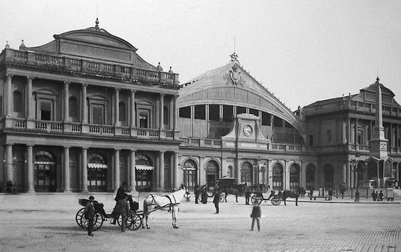 Old photograph of Stazione Termini, Rome