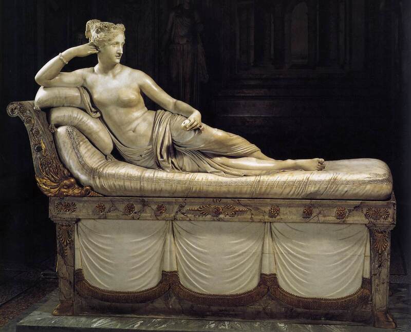 Pauline Borghese by Canova, Borghese Gallery, Rome