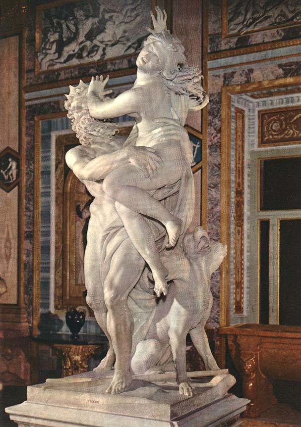 Pluto and Properpine by Bernini, Borghese Gallery, Rome