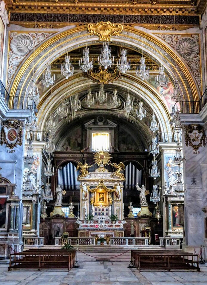 High altar, church of Santa Maria in Aracoeli, Rome