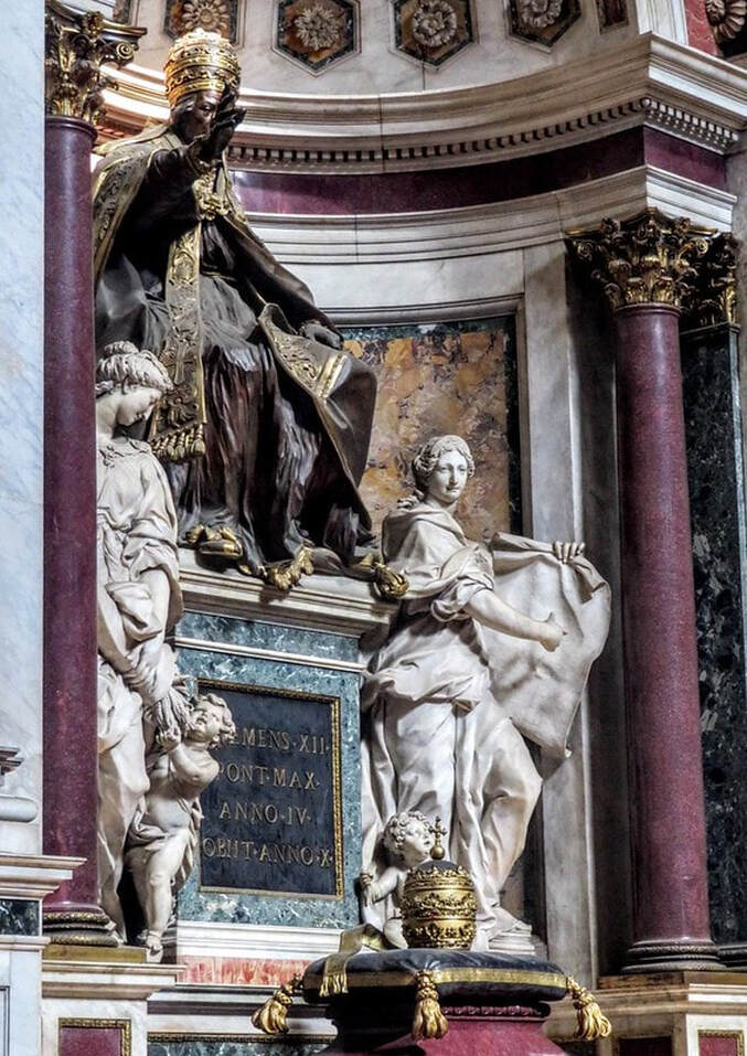 Funerary monument to Pope Clement XII, Cappella Corsini, church of San Giovanni in Laterano, Rome