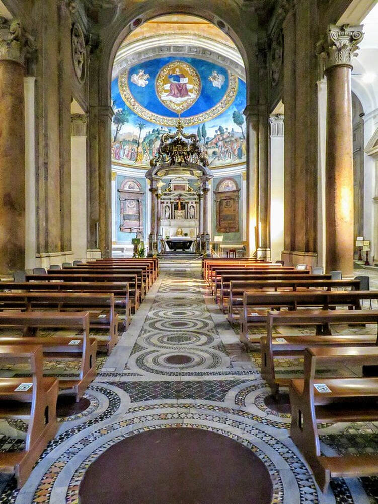 Nave, church of Santa Croce in Gerusalemme, Rome