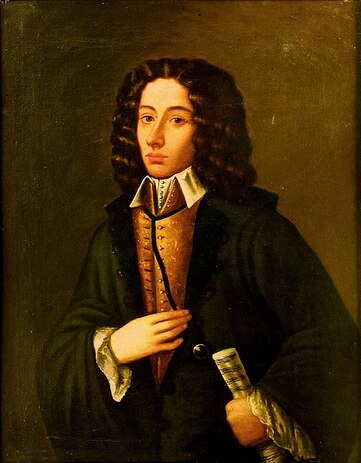 Portrait of the composer Giovanni Battista Pergolesi by Domenico Antonio Vaccaro