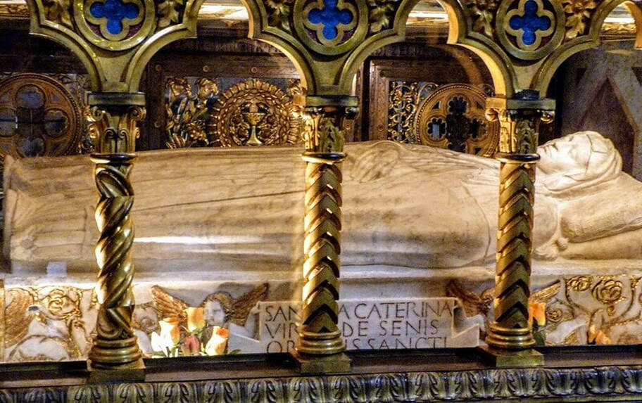 Tomb of St Catherine of Siena, Santa Maria sopra Minerva, Rome