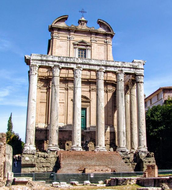 Temple of Antoninus Pius and Faustina, the Forum, Rome