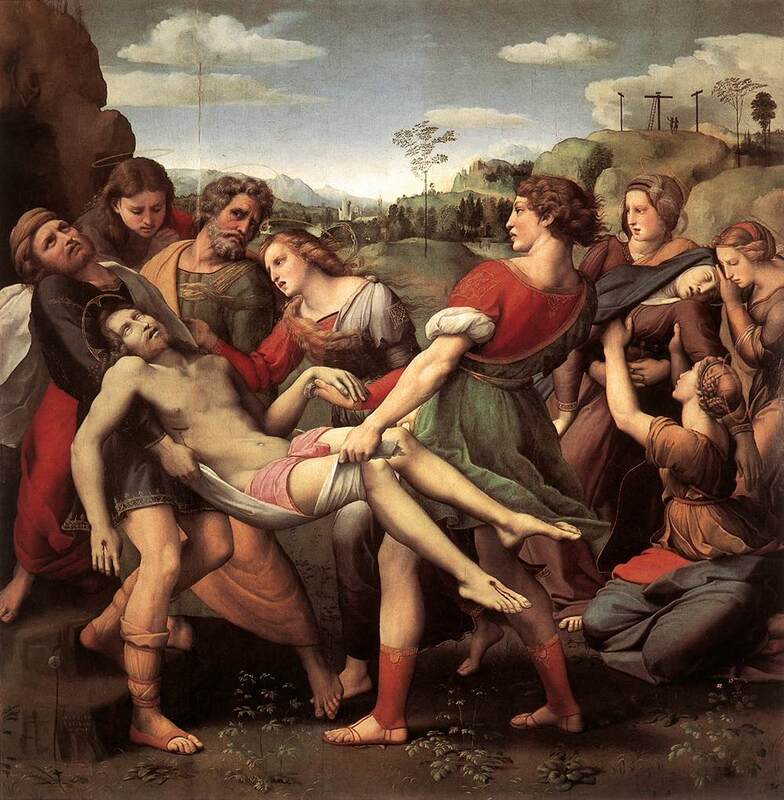 The Entombment by Raphael, Borghese Gallery, Rome
