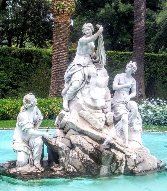 The Fountain of the Bathers, Gardens of Palazzo del Quirinale, Rome