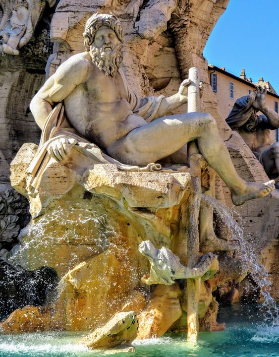 The Ganges, Fountain of the Four Rivers, Piazza Navona, Rome