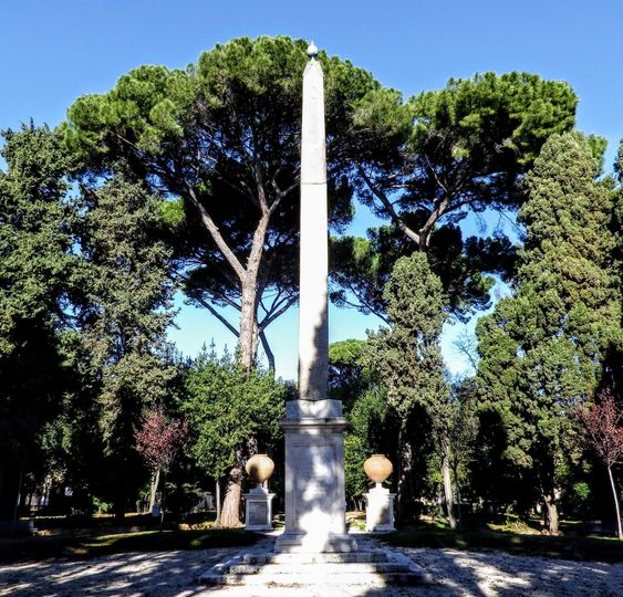 The 'Matteiano' Obelisk, Villa Celimontana, Rome
