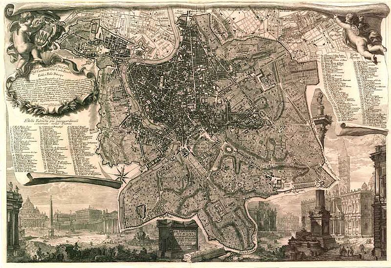 The Nolli Map (1748) of Rome