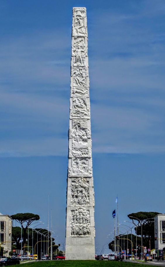 The Obelisk of Marconi, EUR, Rome