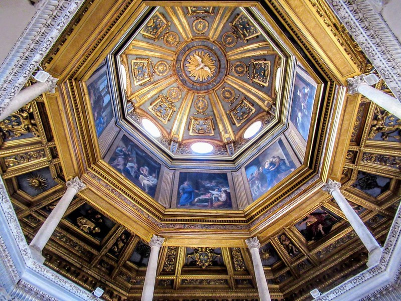 Vault, Lateran Baptistery (San Giovanni in Fonte al Laterano), Rome