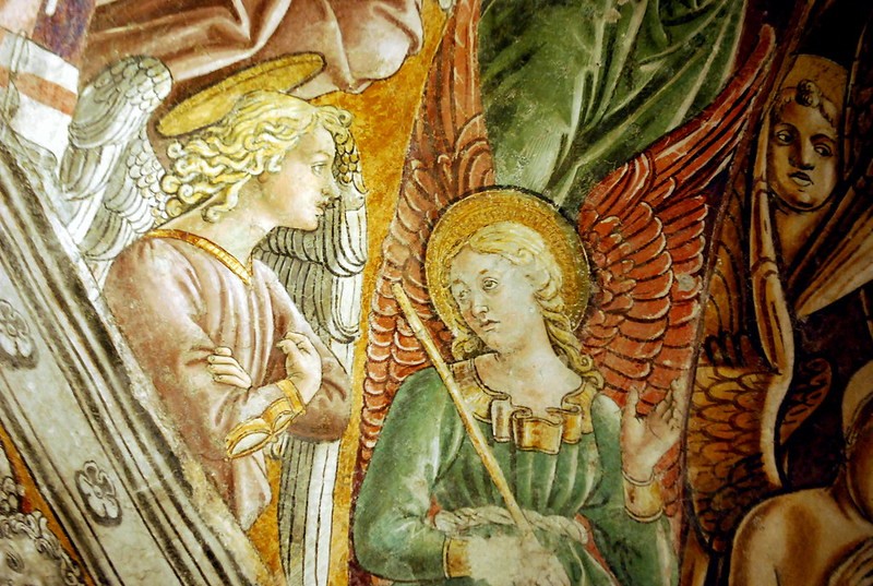 15th century frescoes, Bessarion Chapel, church of Santi Apostoli, Rome 