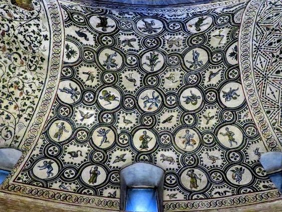 4th century mosaic, church of Santa Costanza, Rome