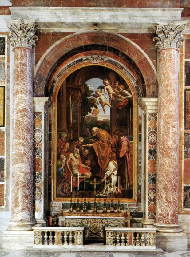 Altar of St Jerome, St Peter's Basilica, Rome
