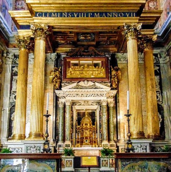 Altar of the Blessed Sacrament, church of San Giovanni in Laterano, Rome