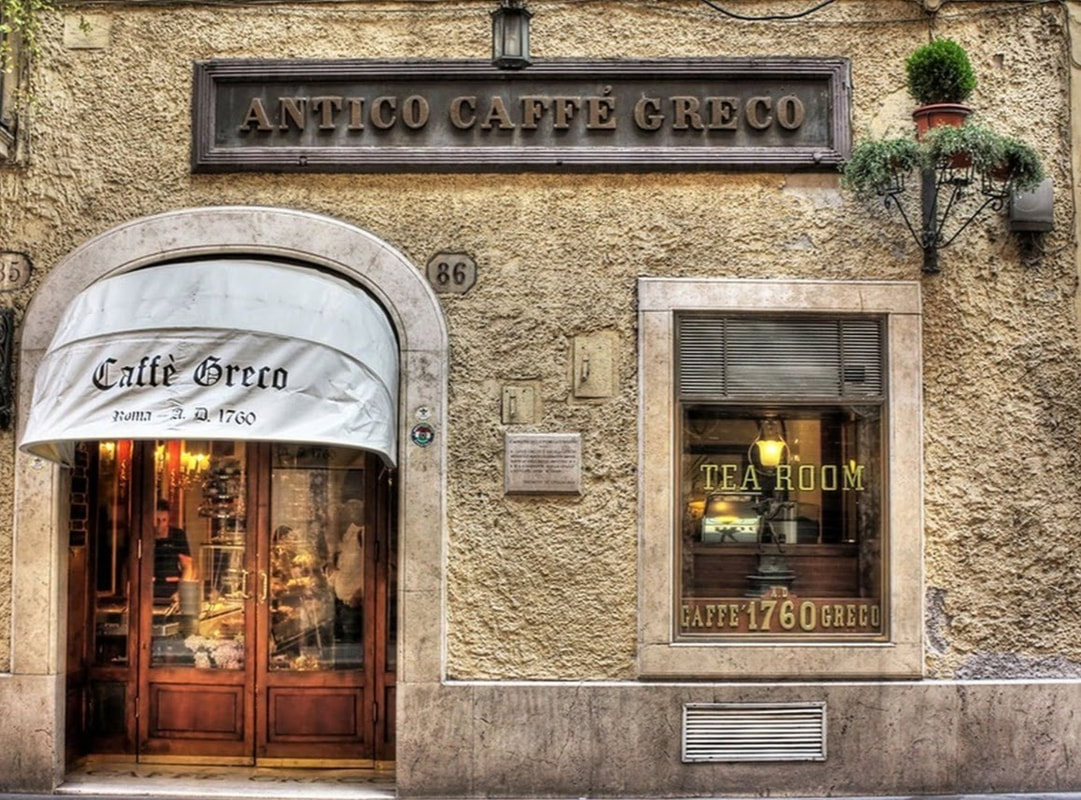 Antico Caffe Greco is the oldest coffee shop in Rome