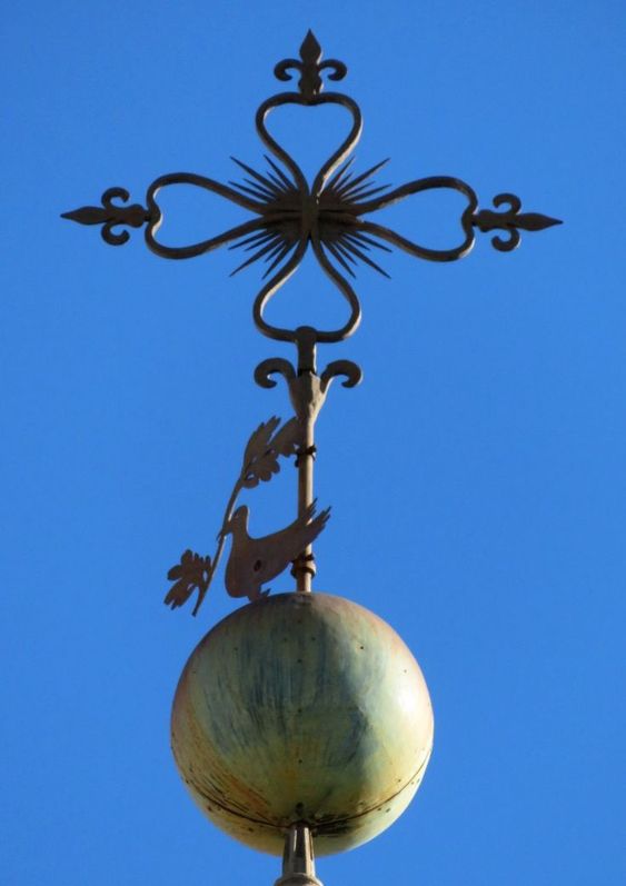 Apex of the lantern of the church of Sant' Ivo alla Sapienza, Rome