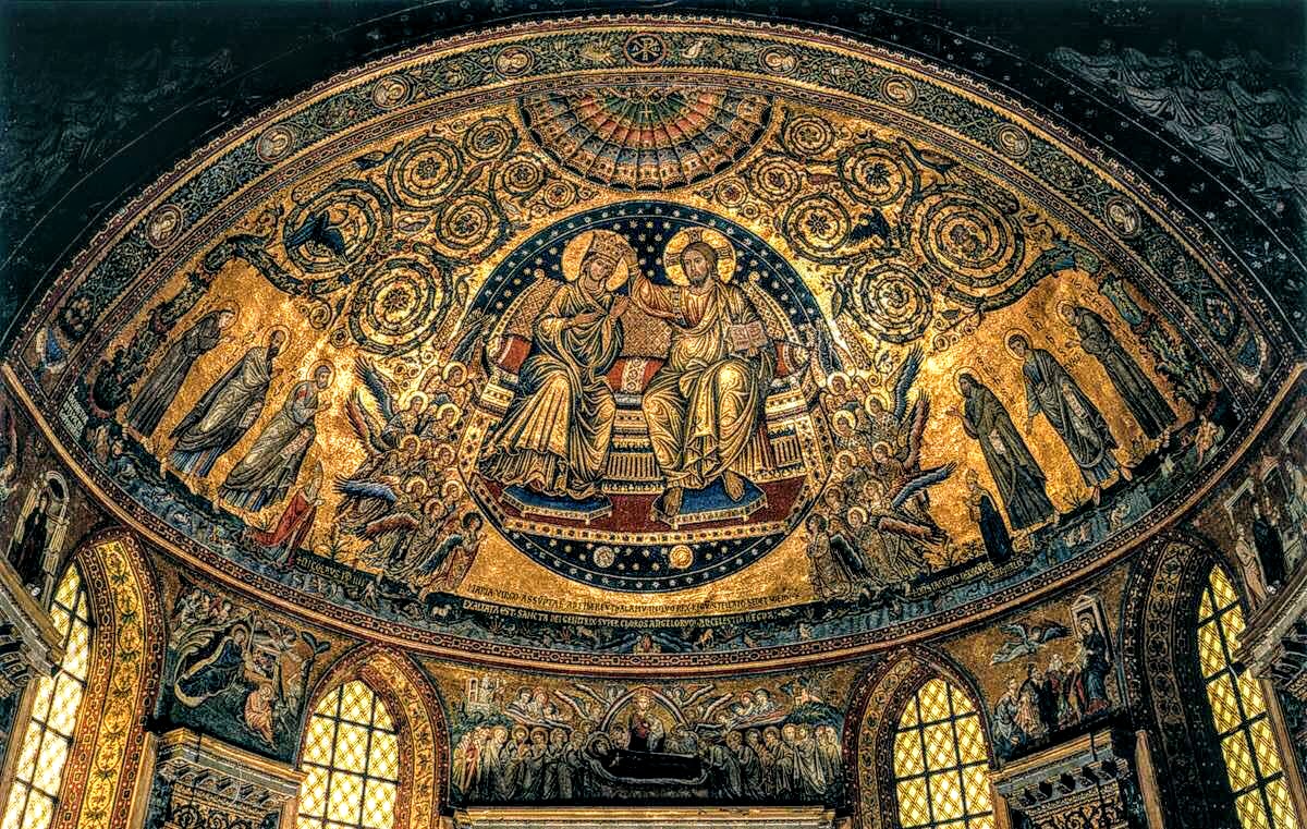 Apse mosaics, church of Santa Maria Maggiore, Rome