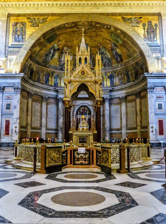 Apse of the church of San Paolo fuori le Mura, Rome