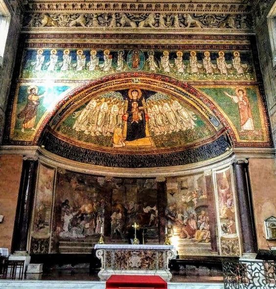 Apse of the church of Santa Maria in Domnica, Rome
