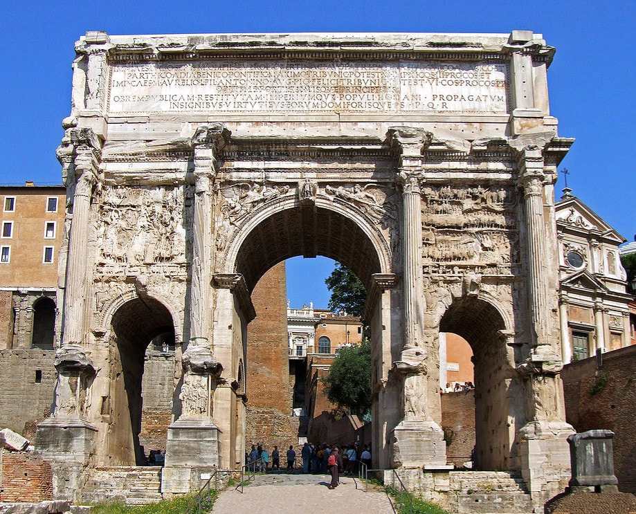 Arch of Septimius Severus, Forum, Rome