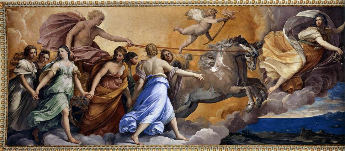 Aurora, fresco by Guido Reni, Casino dell' Aurora Pallavicini, Rome