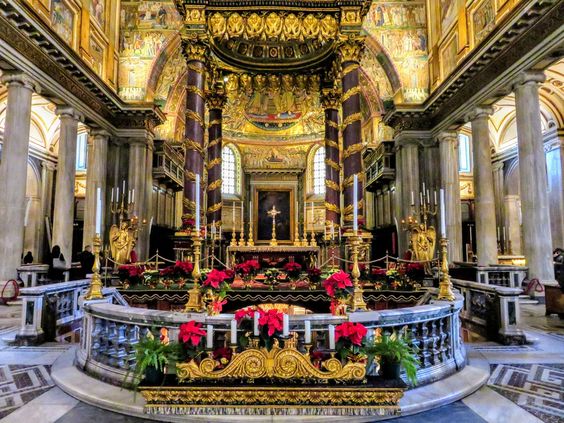 Baldachin by Ferdinando Fuga, church of Santa Maria Maggiore, Rome