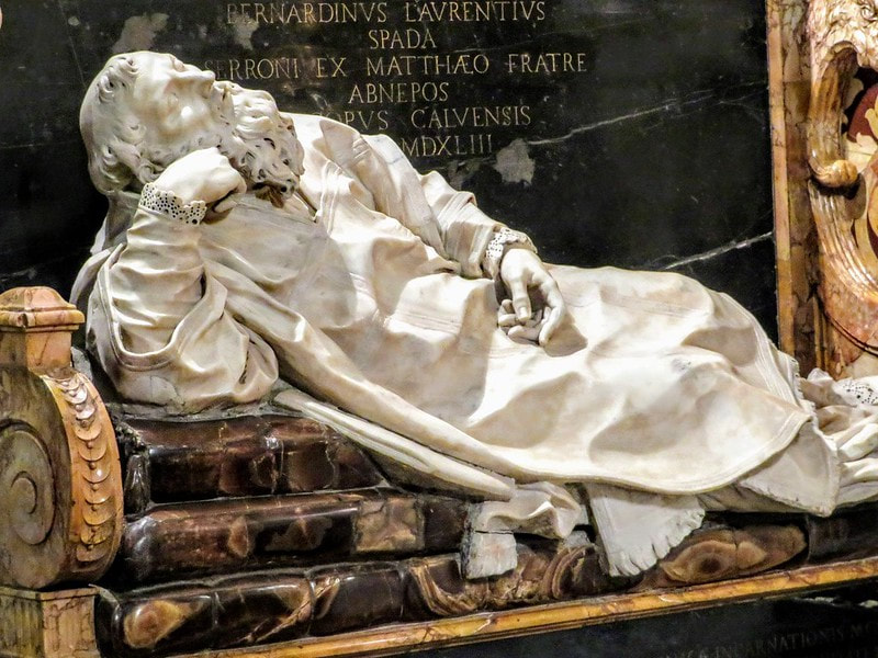 Bernardino Lorenzo Spada by Ercole Ferrata, Spada Chapel, church of San Girolamo della Carita, Rome