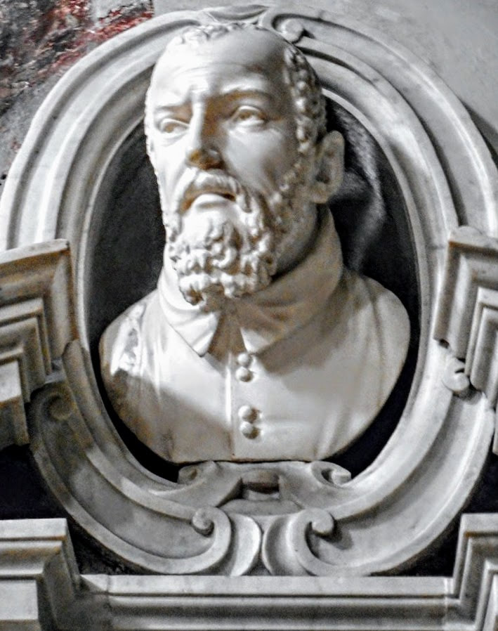 Bust of Giovanni Battista Santoni by Bernini, Santa Prassede, Rome