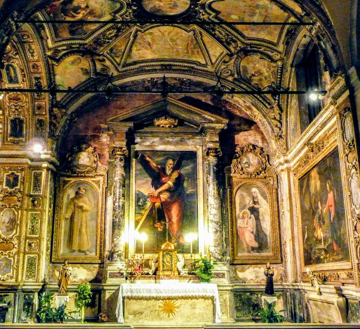Chapel of St Andrew, Sant' Angelo in Pescheria, Rome