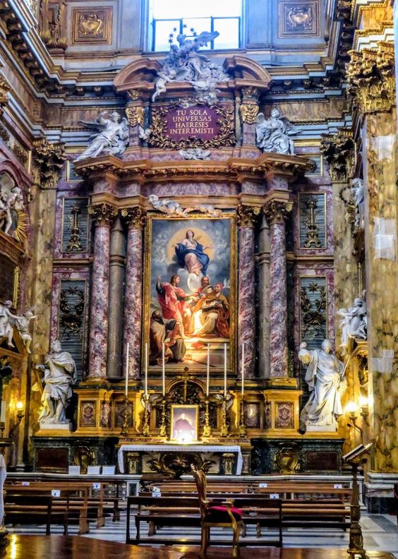 Chapel of the Immaculate Conception, church of San Carlo al Corso, Rome