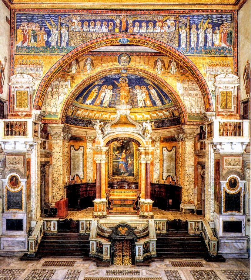 Mosaics, church of Santa Prassede, Rome