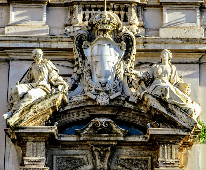 Coat of arms of House of Savoy, Palazzo della Consulta, Rome