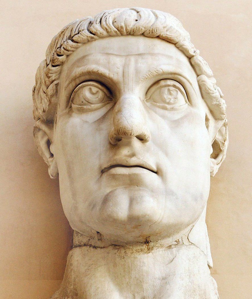 Colossus of Constantine, Courtyard of the Palazzo dei Conservatori, Rome