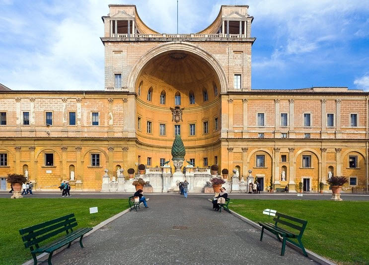 The Courtyard of the Pine Cone (Cortile della Pigna), Vatican Museums, Rome