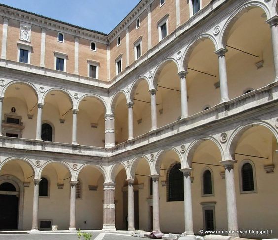Courtyard of the Palazzo della Cancelleria, Rome