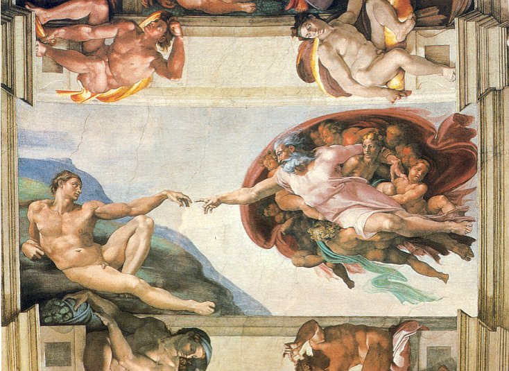 The Creation of Adam, Sistine Chapel, Rome