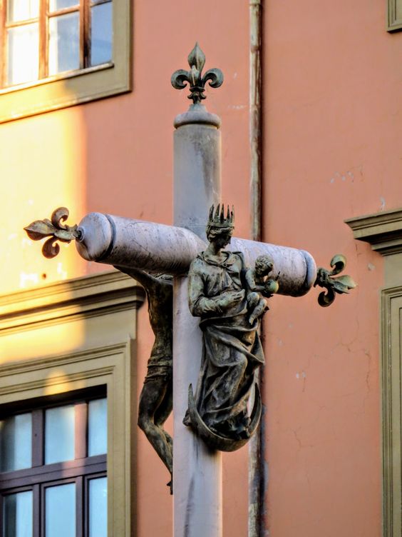 Monument marking conversion King Henry IV France, Santa Maria Maggiore, Rome
