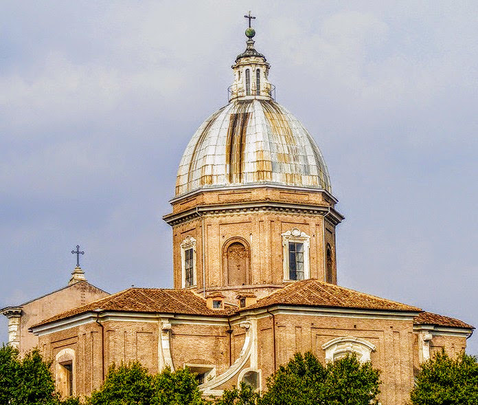 Dome of church of San Giovanni dei Fiorentini, Rome